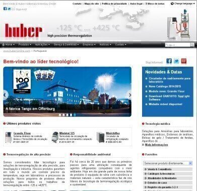 Portuguese Website for Temperature Control Manufacturer Launched
