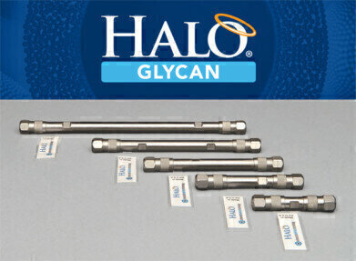 HALO Glycan LC Columns for oligosaccharides, including protein-linked glycans and glycopeptides
