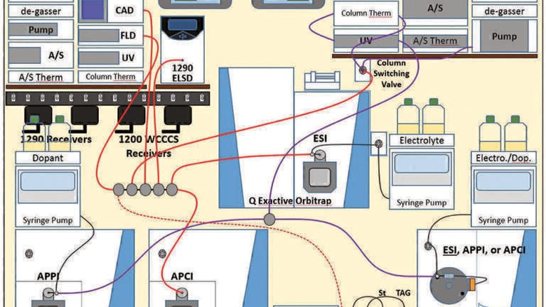 Blue Jacaranda Seed Oil Analysed Using Comprehensive Two Dimensional Liquid Chromatography with Quadruple Parallel Mass Spectrometry