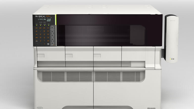 "The Nexera MP UHPLC Front End System for LC/MS Perfect for LC/MS analysis in drug detection processes"