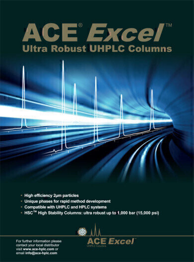 New ACE Excel 2µm Ultra Robust UHPLC columns