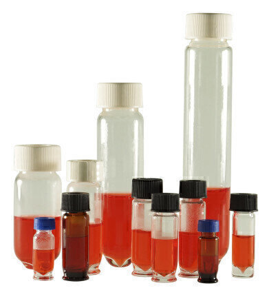 Centre Draining Maximum Recovery Glass Vials and Bottles
