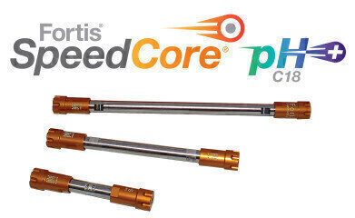 SpeedCore pH Plus High pH Core-Shell HPLC Columns
