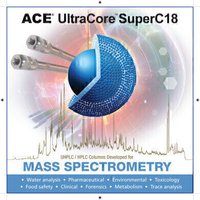 Microbore and Analytical LC Columns Optimised for MS - ACE UltraCore SuperC18
