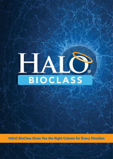 HALO BioClass for fast, high resolution separations of biomolecules