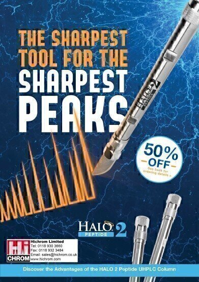 The Sharpest HPLC/UHPLC Tool for the Sharpest LC Peaks: HALO-2 Peptide Columns
