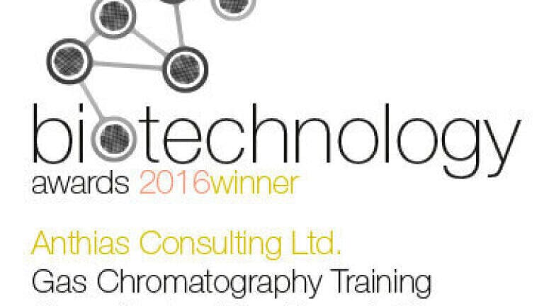 Anthias Wins Gas Chromatography Training Consultants of the Year
