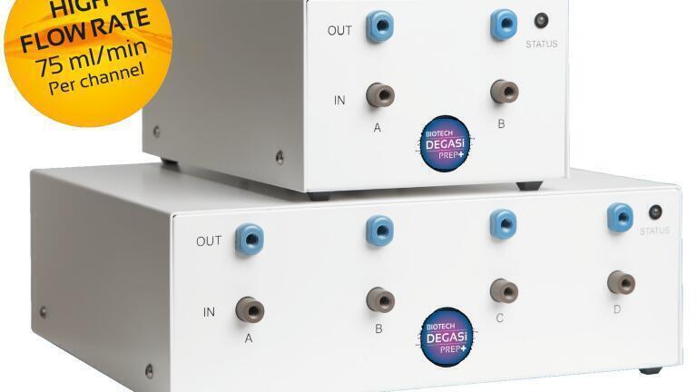 First High Flow Rate, In-line Degasser for Organic Solvents Announced