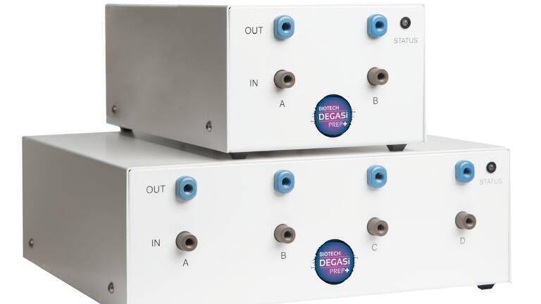 BIOTECH DEGASi® PREP+ The world’s first high flow rate, in-line degasser, for organic solvents