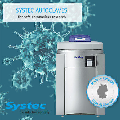 Safe COVID-19 Research with Systec Autoclaves