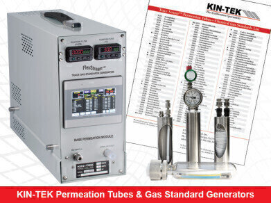 KIN-TEK Analytical, Inc.: Permeation Tube Technology & Gas Standard Generators