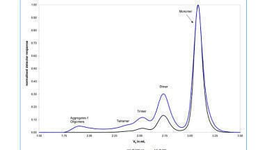 YMC SEC columns and light scattering detection