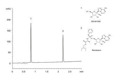 UHPLC Analysis of SARS-CoV-2 drug Remdesivir and its active metabolite GS-441524