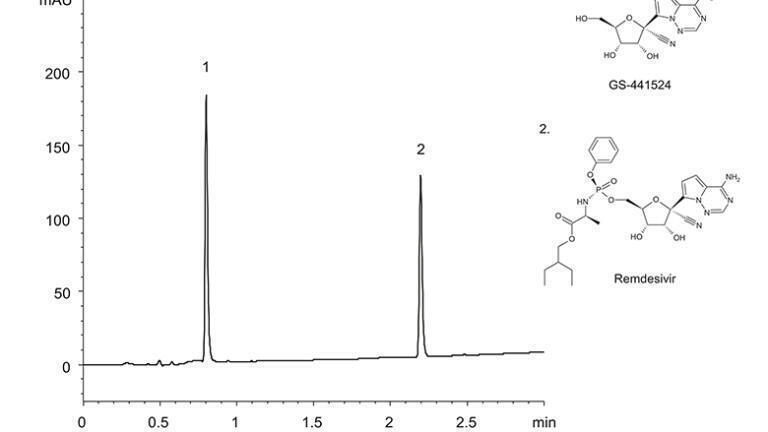 UHPLC Analysis of SARS-CoV-2 drug Remdesivir and its active metabolite GS-441524