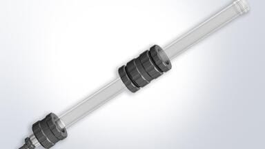 Handy accessory for packing glass columns