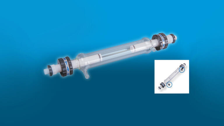 Empty Glass Columns for Temperature Sensitive Purifications