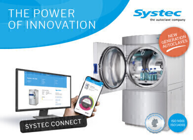 New Connect Software Package for Systec HX-Series Autoclaves