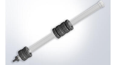 Packing adapters for glass columns