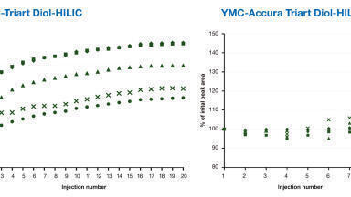HILIC analysis of oligonucleotides using bioinert columns