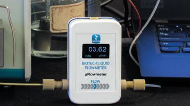 Real-time flowmeters provide full software connectivity to HPLC data system