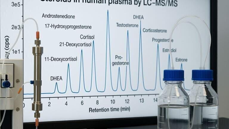 Novel LC–MS/MS method enables high-throughput quantification of steroids for clinical applications