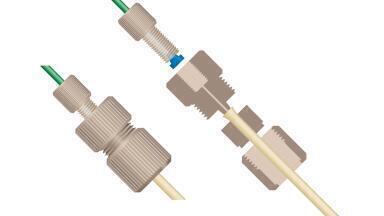 Secure connections for peristaltic tubing