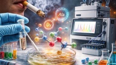 Chromatography-based saliva analysis has revealed rapid amino acid changes after cigarette smoking