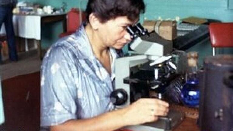 Mass spectrometry scientists analyse space meteorites